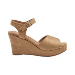 Duffy Sandały Jasnobeżowy female beżowy/brązowy 39. Pomarańczowe koturny damskie Duffy, eleganckie. Za 229,00 zł.