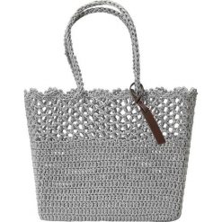 Ceannis Torebka Crochet niebieski female niebieski. Niebieskie torebki klasyczne damskie Ceannis, bez wzorów, z bawełny, na ramię, bez dodatków. Za 189,00 zł.