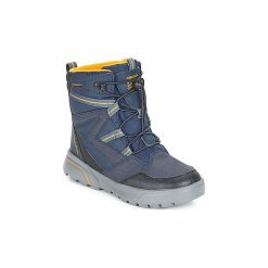 Śniegowce Dziecko Geox J SVEGGEN BOY B ABX. Niebieskie buty chłopięce zimowe marki Geox. Za 295,20 zł.