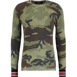 Swetry klasyczne męskie: Replay Sweter olive