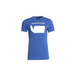 T-shirty z krótkim rękawem G-Star Raw D10981 336. Niebieskie t-shirty męskie G-Star RAW, s, bez wzorów, retro, bez kołnierzyka, krótkie. Za 92,00 zł.