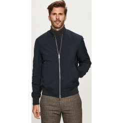 Armani Exchange - Kurtka bomber. Niebieskie płaszcze męskie Armani Exchange, s, bez wzorów, z elastanu, krótkie, bez kaptura. Za 1119,00 zł.
