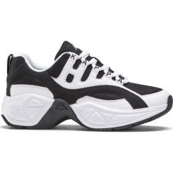 Sneakersy Kappa bonprix biało-czarny. Buty sportowe damskie bonprix. Za 169,99 zł.