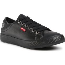 Trampki LEVI'S® - 222984-794-60 Brilliant Black. Czarne półbuty damskie bez wzorów, z gumy, bez zapięcia. Za 179,00 zł.