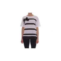 T-shirty z krótkim rękawem Twin Set MP206C. Białe t-shirty damskie Twin Set, s, bez wzorów, bez kołnierzyka. Za 215,53 zł.