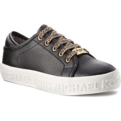 Tenisówki MICHAEL MICHAEL KORS - ZLEMOSUGA Black. Czarne trampki dziewczęce MICHAEL Michael Kors, bez wzorów, ze skóry, na sznurówki. W wyprzedaży za 319,00 zł.