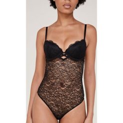 Undiz - Body Everydayiz. Czarne body damskie Undiz, xl, z haftami, z elastanu. Za 79,90 zł.
