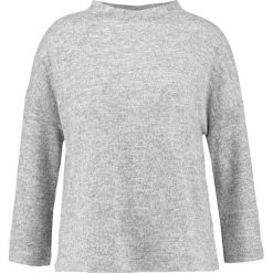 Swetry klasyczne damskie: Opus SILWA Sweter iron grey melange
