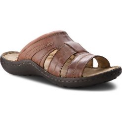 Klapki męskie: Klapki LASOCKI FOR MEN - MI18-430 Brązowy