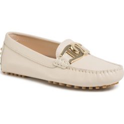 Mokasyny AIGNER - Anna 25F 1201938 Off White 131. Brązowe mokasyny damskie Aigner, ze skóry, na płaskiej podeszwie. W wyprzedaży za 739,00 zł.