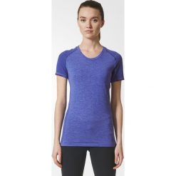Koszulka adidas Primeknit Wool Dip-Dyed Tee W Fioletowa. Fioletowe t-shirty damskie Adidas, bez wzorów, z wełny, bez kołnierzyka. Za 209,99 zł.