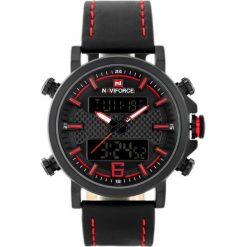 Zegarek Naviforce ZEGAREK MĘSKI NAVIFORCE - NF9135 (zn076c) - black/red + box uniwersalny. Czerwone zegarki męskie Naviforce. Za 149,00 zł.