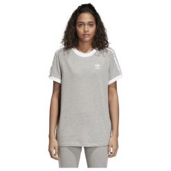 KOSZULKA ADIDAS 3STRIPES TEE CY4982. Szare t-shirty damskie marki Adidas. Za 119,00 zł.