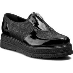 Creepersy damskie: Półbuty ANN MEX - 7609 01L+01JD Czarny