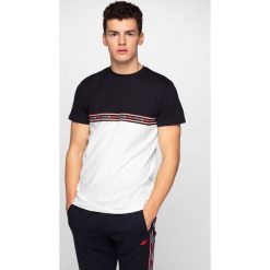 T-shirt męski TSM230 - ciemny granat. Szare koszulki męskie marki 4f, m, bez wzorów, bez kołnierzyka. Za 69,99 zł.
