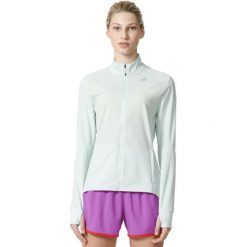 Kurtka adidas Supernova Storm Jacket W Szara. Szare kurtki damskie Adidas, bez wzorów, z materiału, bez kaptura, na fitness i siłownię. Za 99,99 zł.