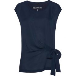 Bluzki damskie: Bluzka shirtowa bonprix ciemnoniebieski