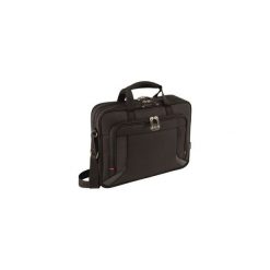 Torba na laptop Wenger Prospectus 16'', poliester, pojemność 15 l, czarna. Czarne torby na laptopa marki Wenger, w paski, z neoprenu. Za 240,00 zł.