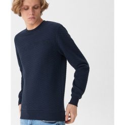 Pikowana bluza - Granatowy. Niebieskie bluzy męskie House, s, bez wzorów, bez kołnierzyka, bez rękawów, bez kaptura. Za 99,99 zł.