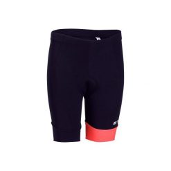 Spodenki na rower 500 JR. Czarne odzież rowerowa męska marki B'TWIN. Za 39,99 zł.