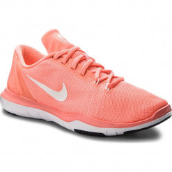 Buty NIKE - Flex Supreme Tr 5 852467 600 Lava Glow/White/University Red. Brązowe buty do fitnessu damskie marki Nike, z materiału, nike flex. W wyprzedaży za 249,00 zł.