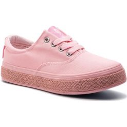 Espadryle BIG STAR - DD274641 Pink. Różowe espadryle damskie BIG STAR, bez wzorów, z tworzywa sztucznego, bez obcasa, na płaskiej podeszwie. W wyprzedaży za 119,00 zł.