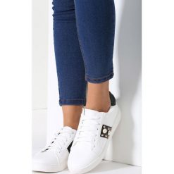 Biało-Czarne Buty Sportowe Sweet Mango. Czarne buty sportowe damskie marki vices, bez wzorów, ze skóry, sportowe. Za 34,99 zł.