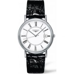 LONGINES LES GRANDES L4.790.4.11.2. Białe zegarki męskie LONGINES, ze stali. Za 2910,00 zł.