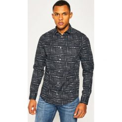 Koszula Emporio Armani 3H1C61 1N83Z F901. Niebieskie koszule męskie Emporio Armani, xxl, bez wzorów, z bawełny, casualowe, bez kołnierzyka, bez rękawów. W wyprzedaży za 469,00 zł.