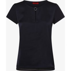 HUGO - Bluzka damska – Diseria, niebieski. Niebieskie bluzki damskie HUGO, xl, bez wzorów, z okrągłym kołnierzem, bez rękawów. Za 449,95 zł.