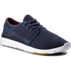 Sneakersy ETNIES - Scout 4101000419 Navy/Red 425. Niebieskie sneakersy męskie marki Etnies, na co dzień, bez wzorów, ze skóry ekologicznej, bez zapięcia. Za 299,00 zł.