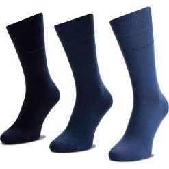 Zestaw 3 par wysokich skarpet męskich TOM TAILOR - 9003A Marine 548. Niebieskie skarpetki męskie marki Tom Tailor, bez wzorów, z elastanu. Za 39,00 zł.