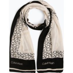 Calvin Klein - Szalik damski, czarny. Czarne szaliki damskie marki Calvin Klein, bez wzorów. Za 229,95 zł.