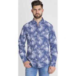 KOSZULA HANJO JOOP! JEANS. Niebieskie koszule męskie m, z aplikacjami, z jeansu. Za 230,00 zł.