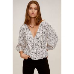 Mango - Bluzka Luni. Zielone bluzki damskie Mango, xl, bez wzorów, z wiskozy, casualowe, bez kołnierzyka, bez rękawów. W wyprzedaży za 59,90 zł.