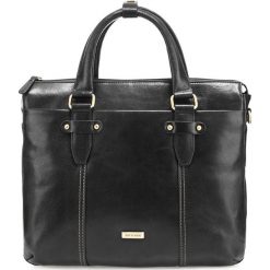 Torba na laptopa 85-3U-513-1. Czarne torby na laptopa Wittchen, w paski, biznesowe. Za 539,00 zł.