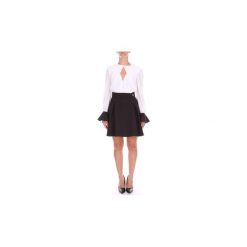 Sukienki krótkie Elisabetta Franchi AB26981E2. Szare sukienki damskie Elisabetta Franchi, bez wzorów, bez kołnierzyka, z krótkim rękawem, krótkie, mini. Za 654,76 zł.