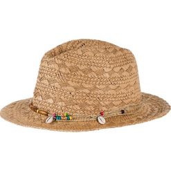 Słomkowy kapelusz "Fedora" bonprix naturalny. Brązowe rękawiczki damskie bonprix, z aplikacjami. Za 59,99 zł.