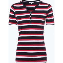 Brookshire - T-shirt damski, biały. Białe t-shirty damskie brookshire, m, w paski, z bawełny, z dekoltem w serek. Za 89,95 zł.