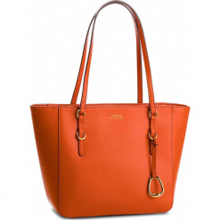 Torebka LAUREN RALPH LAUREN - Bennington 431687508010 Orange. Brązowe torebki klasyczne damskie Lauren Ralph Lauren, ze skóry, duże. Za 999,00 zł.