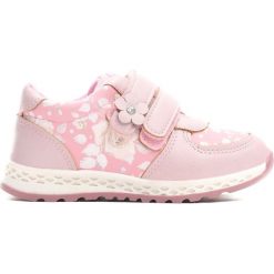 Różowe Buty Sportowe Contour. Czerwone buty dziewczęce sportowe Born2be, z materiału, z okrągłym noskiem, na rzepy. Za 69,99 zł.