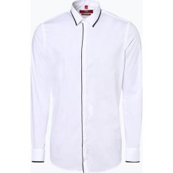 Finshley & Harding London - Koszula męska, czarny. Czarne koszule męskie na spinki Finshley & Harding London, m, z kontrastowym kołnierzykiem. Za 229,95 zł.