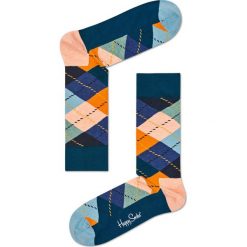 Happy Socks - Skarpetki Argyle. Szare skarpetki damskie marki Happy Socks, z elastanu. W wyprzedaży za 29,90 zł.