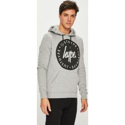 Hype - Bluza. Szare bluzy męskie Hype, xl, z nadrukiem, z bawełny, z kapturem, bez rękawów, z kapturem. W wyprzedaży za 129,90 zł.