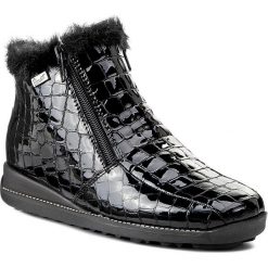 Botki damskie lity: Botki RIEKER - 44263-00 Schwarz