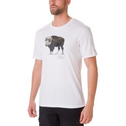 Koszulka T-shirt Columbia Muir Pass 1867313100. Białe koszulki męskie Columbia, m, bez wzorów, bez kołnierzyka, bez rękawów. Za 102,99 zł.