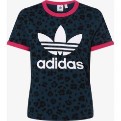 Adidas Originals - T-shirt damski, zielony. Zielone t-shirty damskie adidas Originals, z nadrukiem, bez kołnierzyka. Za 129,95 zł.
