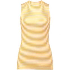 Topy damskie: Modström KROWN STRIIPE Top honey/porcelain