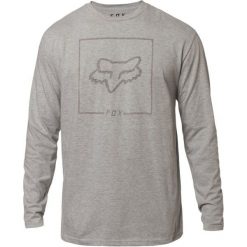 FOX T-Shirt Męski Chapped Ls Tee Xl Szary. Szare koszulki męskie marki FOX, xl, bez wzorów, z bawełny, bez kołnierzyka. Za 133,00 zł.