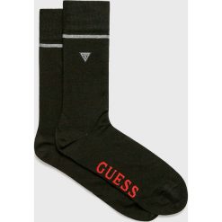 Guess Jeans - Skarpety. Czarne skarpetki męskie Guess Jeans, z aplikacjami, z elastanu. Za 39,90 zł.